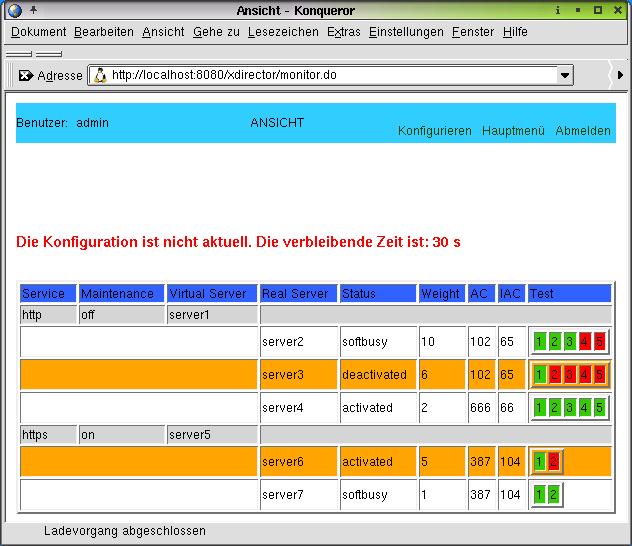 Ansicht nicht aktuell